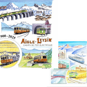 Aigle Leysin 1900 2025 + ASD 1914 - 2014